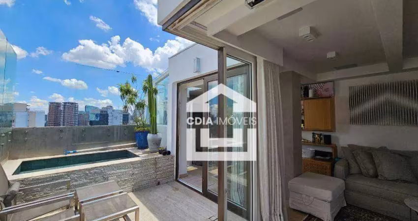 Cobertura com 1 dormitório à venda, 110 m² por R$ 2.280.000 - Vila Nova Conceição - São Paulo/SP