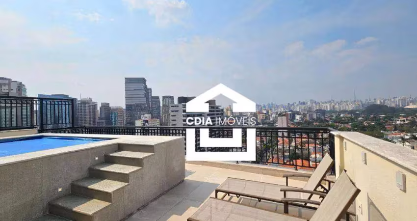 Cobertura com 4 dormitórios à venda, 420 m² por r$ 18.000.000,00 - vila nova conceição - são paulo/sp