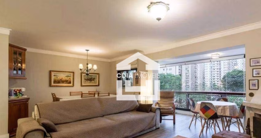 Apartamento com 3 dormitórios à venda, 130 m² por R$ 1.480.000 - Moema - São Paulo/SP