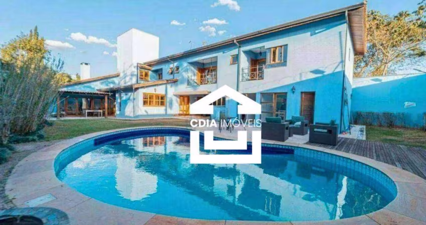 Casa com 4 dormitórios, 618 m² - venda por R$ 2.500.000 ou aluguel por R$ 15.750/mês - Granja Viana - Jardim Passargada A - Cotia/SP