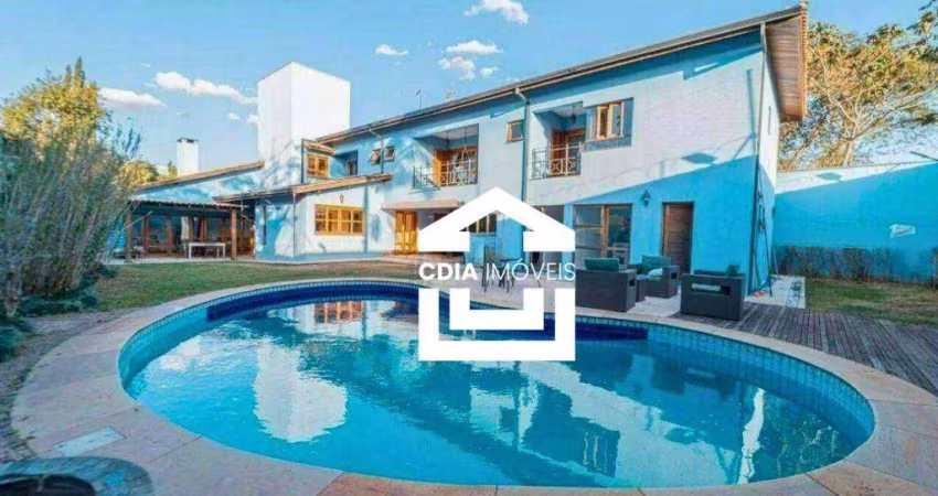 Casa com 4 dormitórios, 618 m² - venda por R$ 2.500.000 ou aluguel por R$ 15.750/mês - Granja Viana - Jardim Passargada A - Cotia/SP