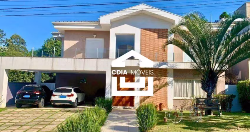 Casa com 4 dormitórios, 397 m² - venda por r$ 4.000.000,00 ou aluguel por r$ 18.000,00/mês - granja viana - reserva do vianna - cotia/sp