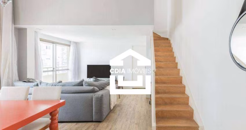 Apartamento Duplex com 2 dormitórios à venda, 100 m² - Brooklin - São Paulo/SP