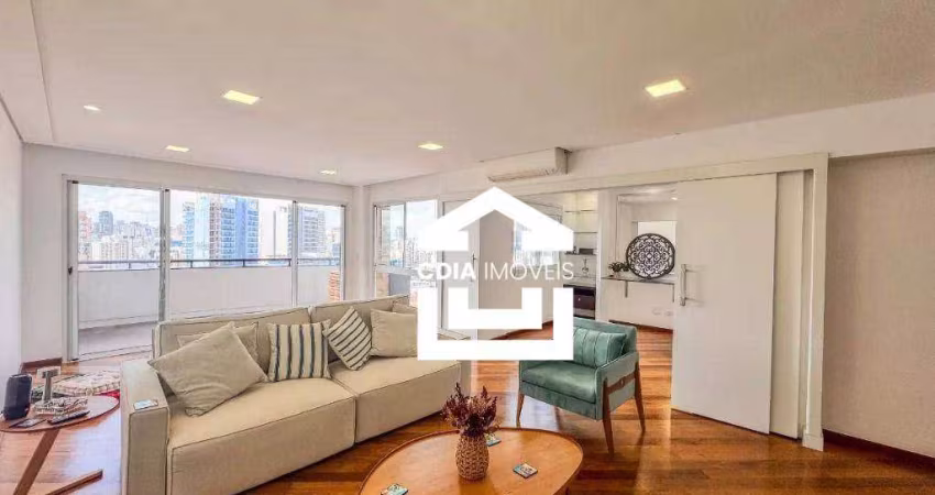 Apartamento à venda com 2 suítes, 3 banheiros e 2 vagas de garagem, localizado em Pinheiros.
