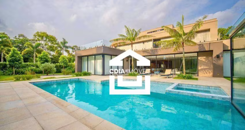 Casa com 5 dormitórios à venda, 940 m² por r$ 22.000.000,00 - granja viana - haras guancan - cotia/sp