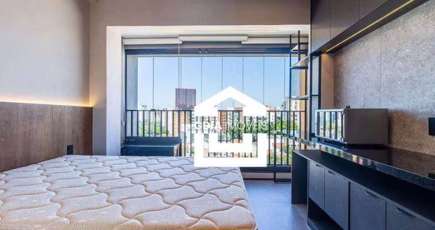Studio com 1 dormitório, 23 m² - venda por r$ 535.000,00 ou aluguel por r$ 5.301,00/mês - vila madalena - são paulo/sp