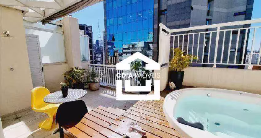 Apartamento duplex com 1 dormitório à venda, 69 m² por r$ 1.270.000,00 - paraíso - são paulo/sp