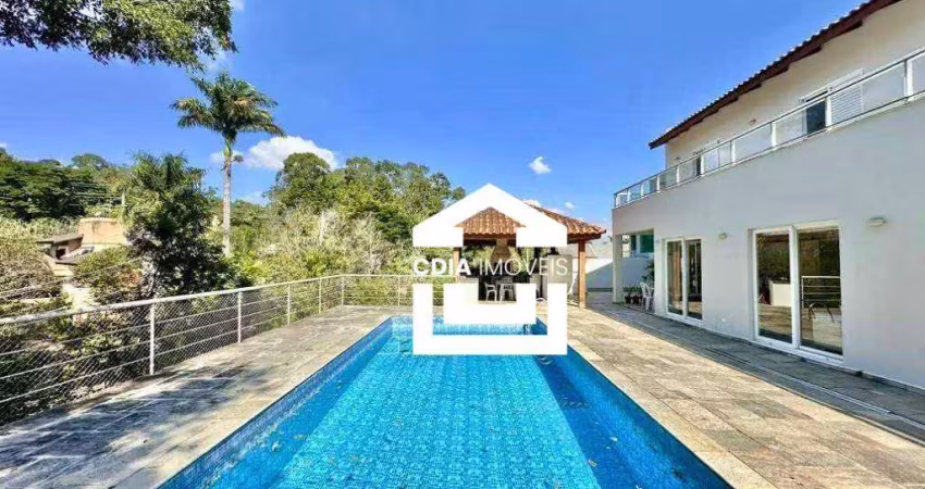 Casa com 5 dormitórios à venda, 375 m² por r$ 2.500.000 - granja viana – residencial euroville - carapicuíba/sp