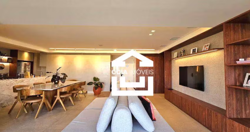 Apartamento com 3 dormitórios à venda, 146 m² por r$ 3.490.000 - campo belo - são paulo/sp