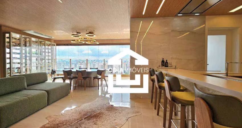Apartamento com 3 dormitórios à venda, 147 m² por r$ 3.700.000,00 - campo belo - são paulo/sp