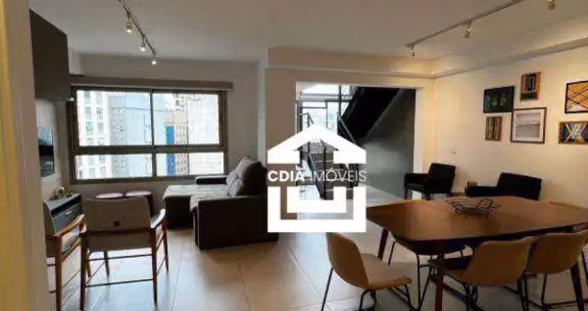Apartamento duplex com 2 dormitórios à venda, 87 m² por r$ 2.200.000,00 - jardim paulista - são paulo/sp