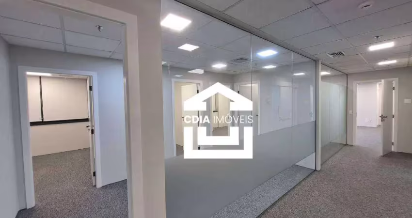 Conjunto comercial para locação com 17 salas, 5 banheiros e 8 vaga de garagem, localizado na bela vista.