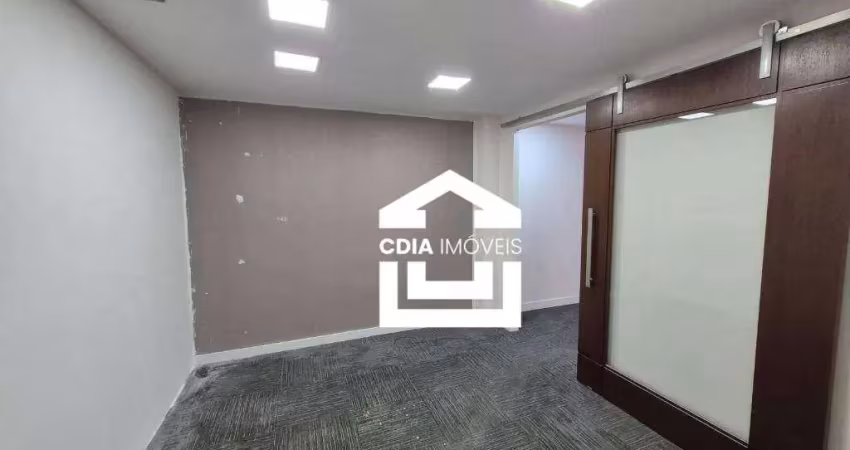 Conjunto comercial para locação com 8 salas, 3 banheiros e 5 vagas de garagem, localizado no jardim paulista.