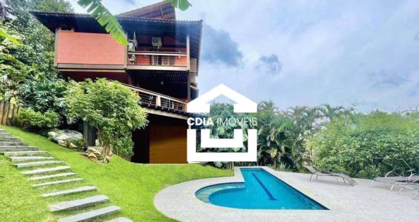Casa com 3 dormitórios à venda, 282 m² por r$ 2.250.000 - granja viana - recanto inpla - carapicuíba/sp