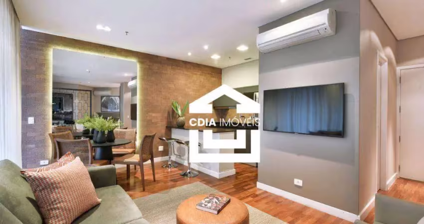 Apartamento com 1 dormitório à venda, 65 m² por r$ 2.150.000,00 - itaim - são paulo/sp