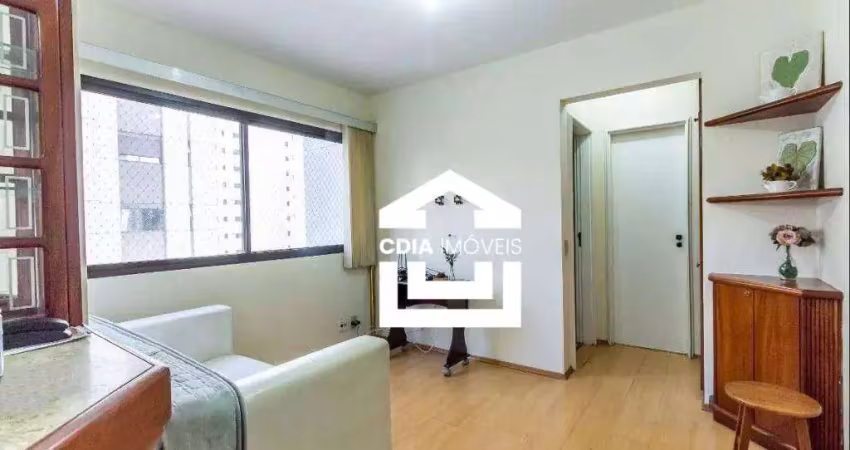 Apartamento com 1 dormitório à venda, 37 m² - moema - são paulo/sp