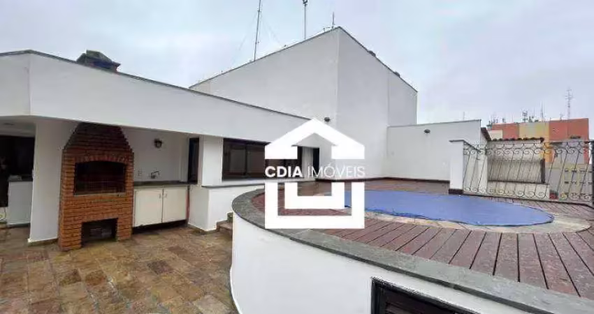 Cobertura com 3 dormitórios à venda, 187 m² por r$ 3.180.000,00 - moema índios - são paulo/sp