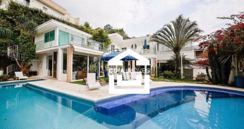 Casa com 4 dormitórios à venda, 585 m² por r$ 6.500.000,00 - granja viana - são paulo ii - cotia/sp