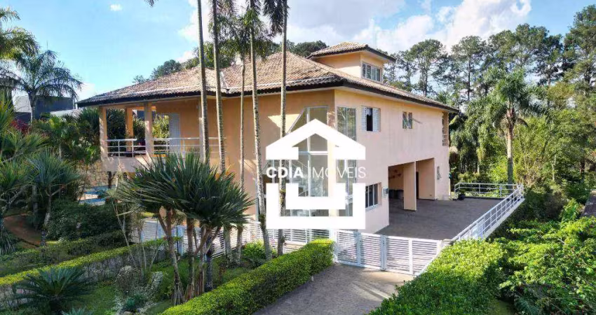 Casa com 4 dormitórios à venda, 778 m² por r$ 13.000.000 - granja viana - haras guancan - cotia/sp