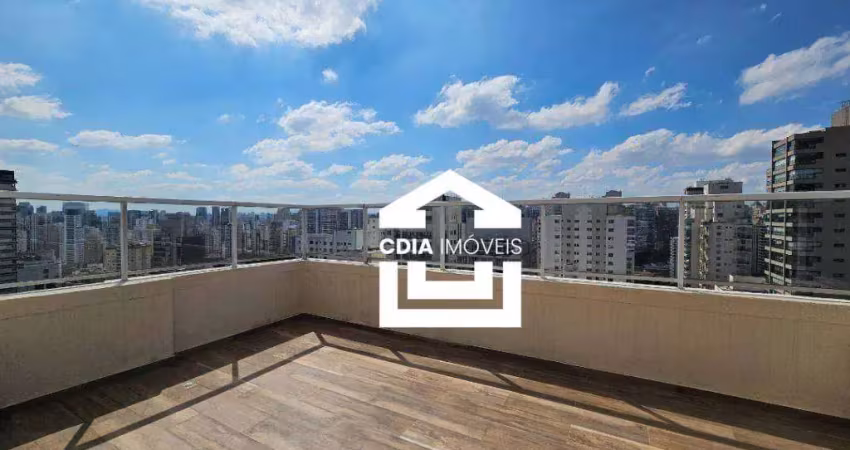 Cobertura com 4 dormitórios à venda, 234 m² por r$ 2.990.000,00 - moema - são paulo/sp