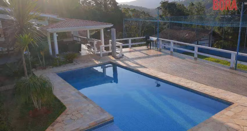 Chácara com 3 dormitórios para alugar, 1000 m² por r$ 7.500,00/mês - oasis paulista - mairiporã/sp