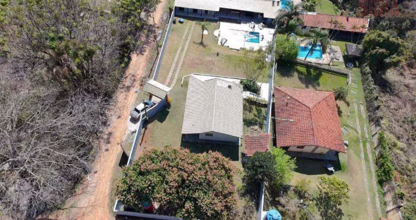 Chácara com 4 dormitórios à venda, 1400 m² por r$ 750.000 - campininha - atibaia/sp