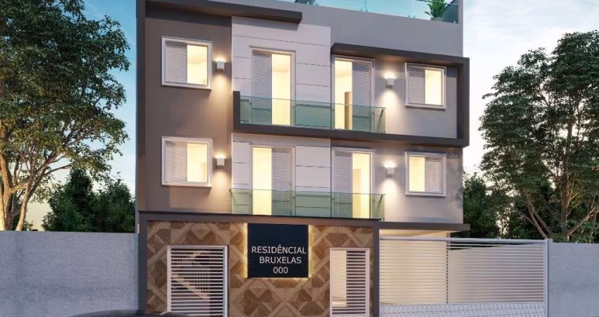 Apartamento com 2 dormitórios à venda, 44 m² por R$ 289.000 - Vila Luzita - Santo André/SP