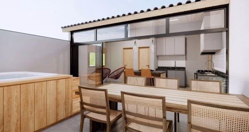 Cobertura com 2 dormitórios à venda, 107 m² por R$ 969.000 - Campestre - Santo André/SP