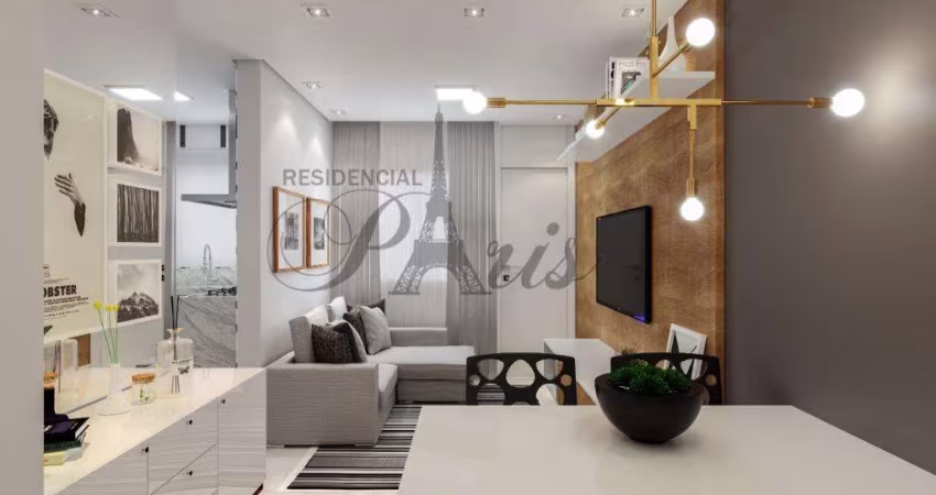 Sobrado com 2 dormitórios à venda, 69 m² por R$ 389.000,00 - Vila Valparaíso - Santo André/SP