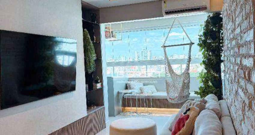 Apartamento com 2 dormitórios à venda, 74 m² por R$ 670.000,00 - Santa Mônica - Uberlândia/MG