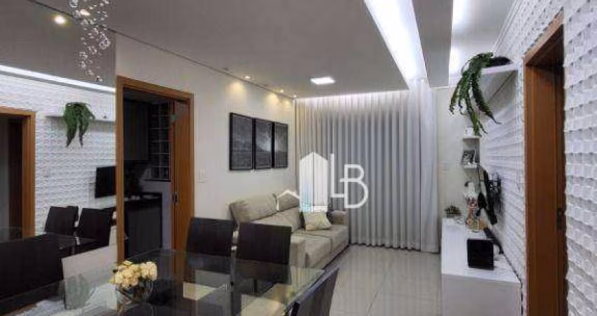 Apartamento com 2 dormitórios à venda, 76 m² por R$ 465.000,00 - Jardim Finotti - Uberlândia/MG