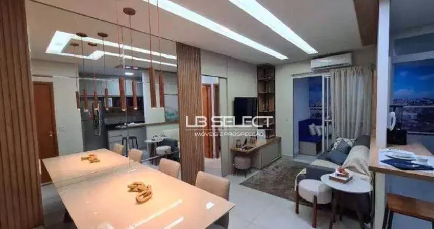 Apartamento no bairro Tibery com dois quartos e uma suíte.