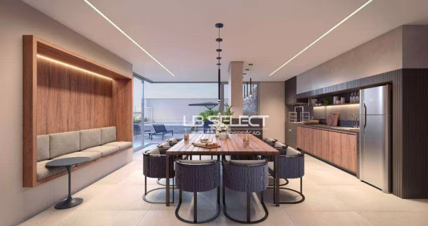 Apartamento no bairro Lídice com três suítes e varanda gourmet.