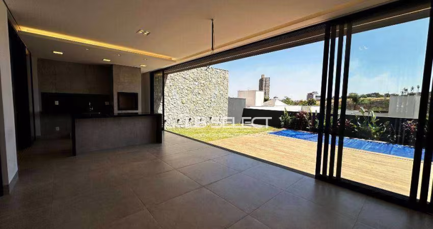 Sobrado no Condomínio Gávea Paradiso com quatro quartos e varanda gourmet.