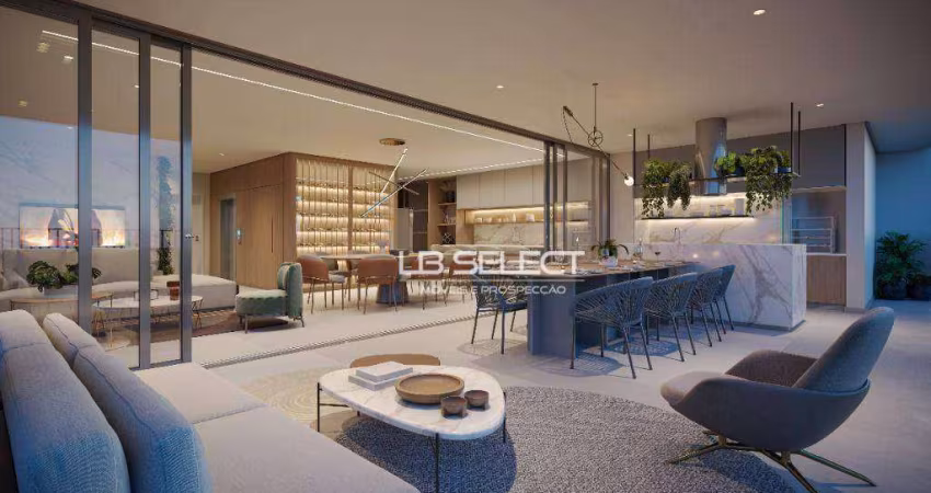 Apartamento no bairro Gávea com três suítes, ampla área gourmet e quatro vagas de garagem,