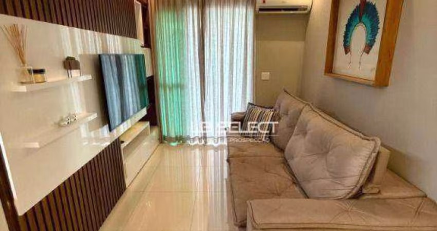 Apartamento no bairro Santa Mônica com dois quartos, sendo uma suíte e varanda gourmet.