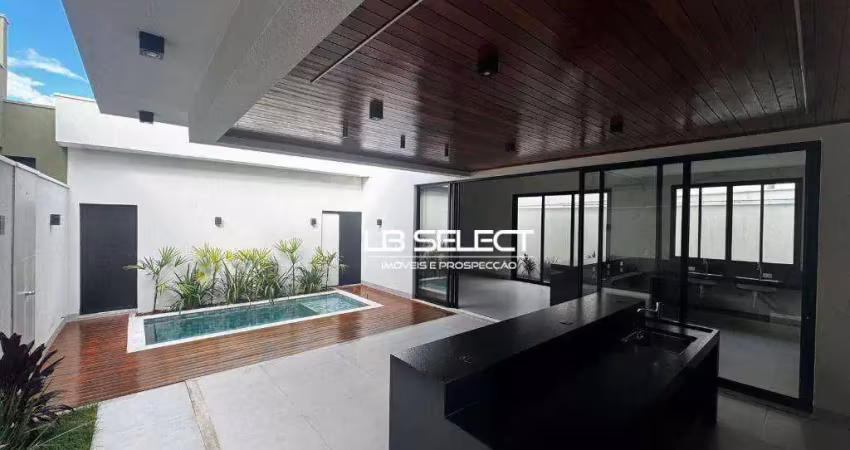 Casa no Condomínio Splêndido com três suítes, escritório com lavabo e varanda gourmet.