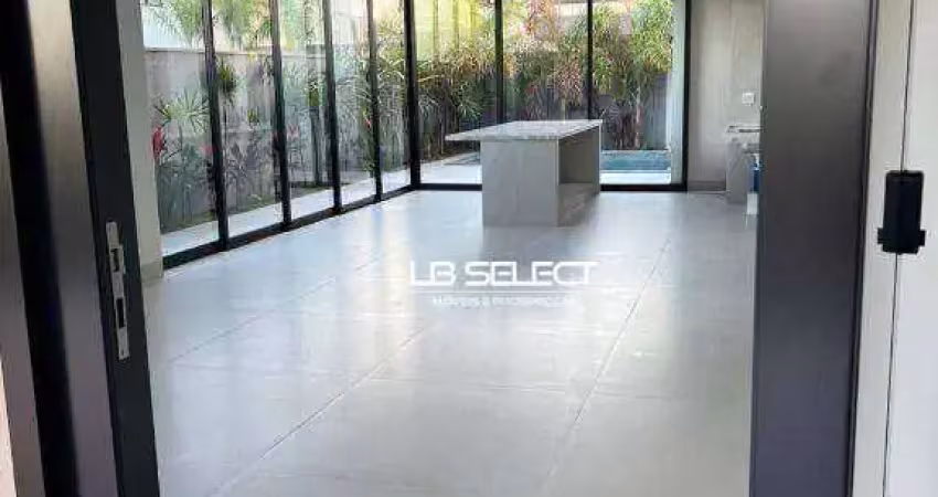 Casa no condomínio terras altas com quatro suítes e varanda gourmet.