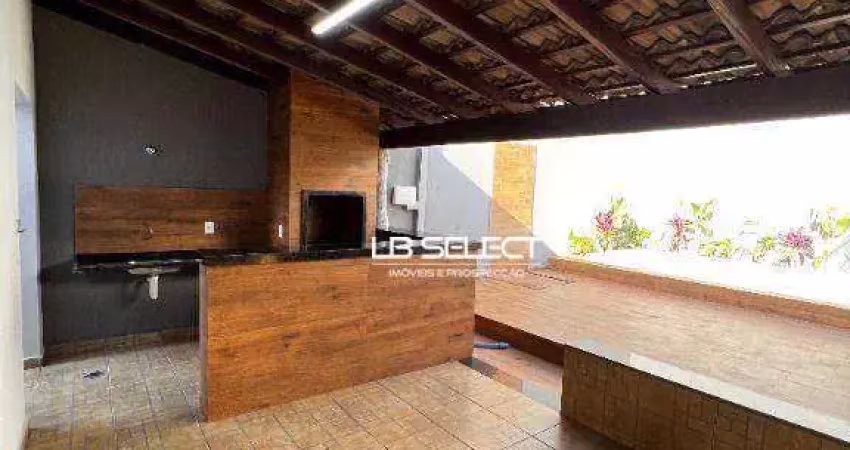 Casa no bairro jardim brasília com três quartos, uma suíte e área gourmet.