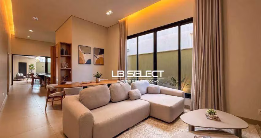 Casa no condomínio splêndido com quatro suítes e varanda gourmet completa.
