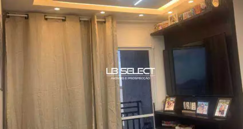 Apartamento no bairro grand ville com dois quartos e sala com sacada.