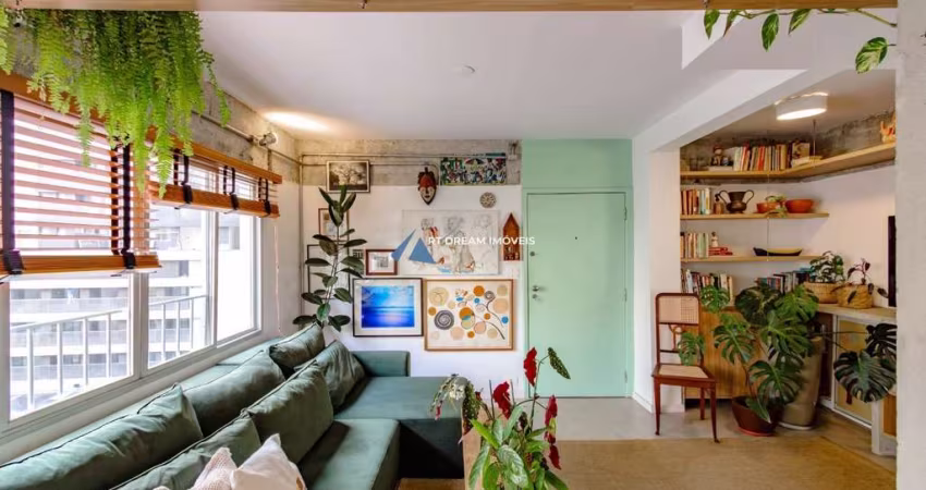 Apartamento à venda no Itaim Bibi, São Paulo-SP: 2 quartos, 2 salas, 1 vaga de garagem, 73m² de área