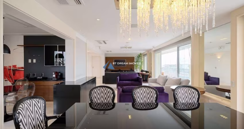 Apartamento de Luxo para Locação no Itaim Bibi - 3 quartos, 3 suítes, 3 salas, 294m² - São Paulo-SP
