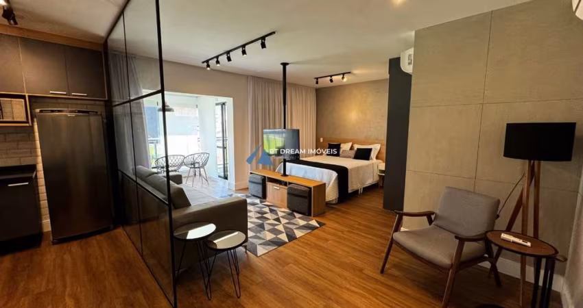 Apartamento para locação na Chácara Santo Antônio, São Paulo-SP: 1 quarto, 1 sala, 1 banheiro, 2 vagas de garagem, 77m². Venha conferir!