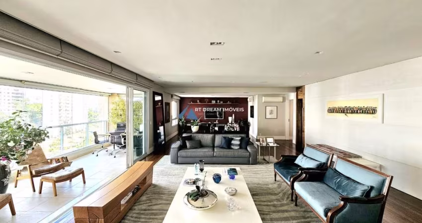 Apartamento de luxo no Campo Belo, São Paulo-SP: 3 quartos, 3 suítes, 3 salas, 5 banheiros, 5 vagas de garagem, 385m².