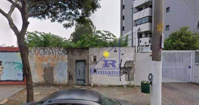 Terreno à venda, 630 m² por R$ 2.300.000,00 - Tatuapé - São Paulo/SP