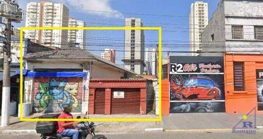 Terreno à venda, 400 m² por R$ 2.545.000,00 - Tatuapé - São Paulo/SP