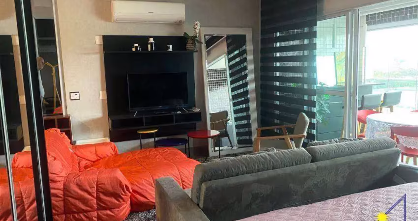 Apartamento com 1 dormitório para alugar, 55 m² por r$ 7.500,00/mês - anália franco - são paulo/sp