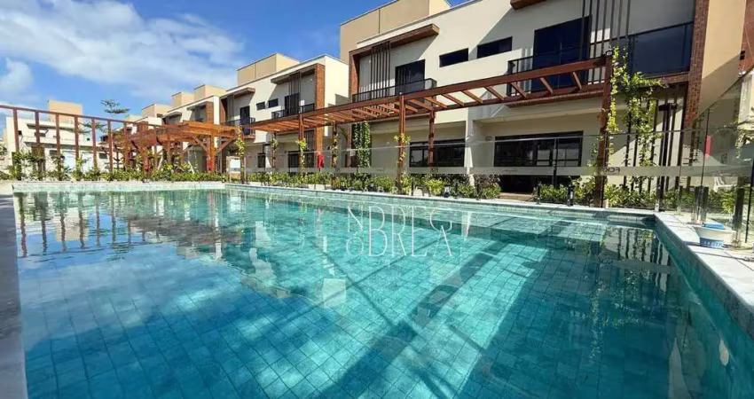 Casa tipo dulplex pronta para morar em condomínio a 50mts do mar - 3 quartos - lazer completo-ponta de campina /joão pessoa/ cabedelo pb