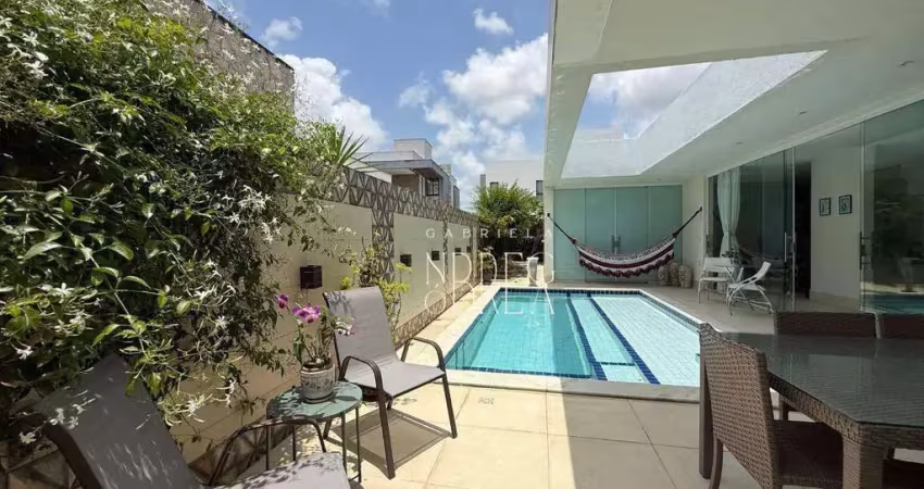 Casa térrea, 3 suítes + dce, área de lazer- condomínio alphaville paraíba - r$ 1.320.000,00